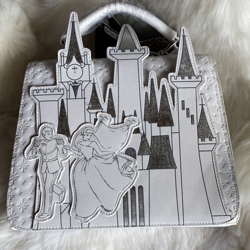 Loungefly White Castle Crossbody Bag